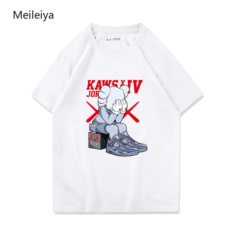 

Man/woman Harajuku Japanese Trend Kwas T-shirt Short Sleeve Tee Loose Large Size Cotton Couple Short-sleeve Man/woman Tshirt