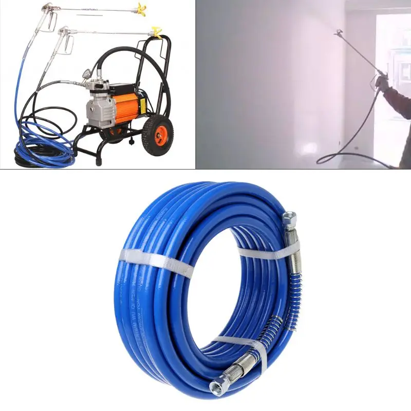 15 м Новый безвоздушный распылитель краски шланг Труба 5000PSI волокна для
