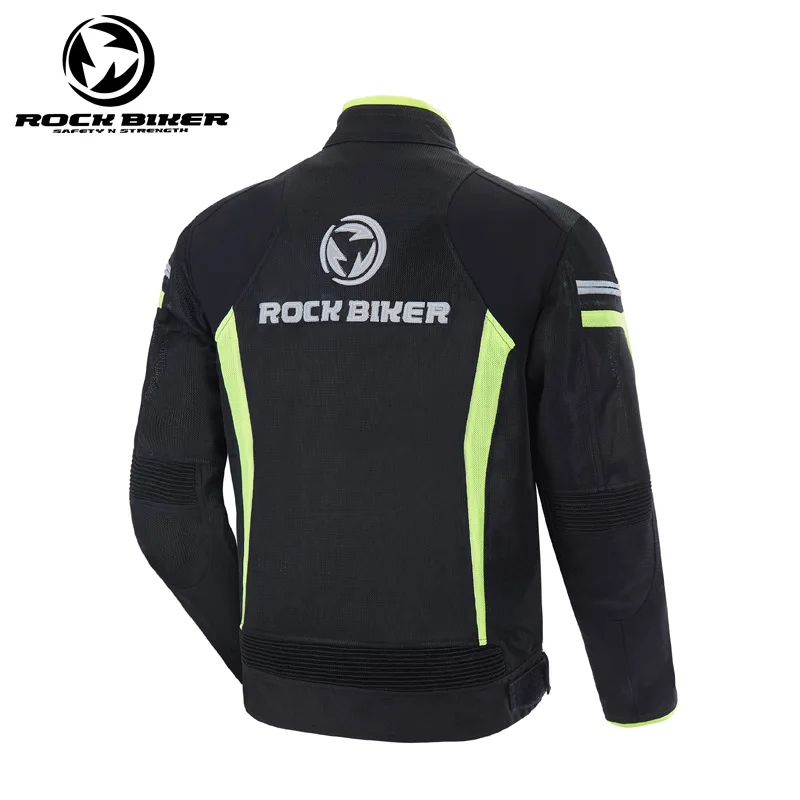 

ROCK BIKER motorcycle riding suit men's summer breathable Slim female motorcycle racing off-road anti-drop reflectiveRJ-104