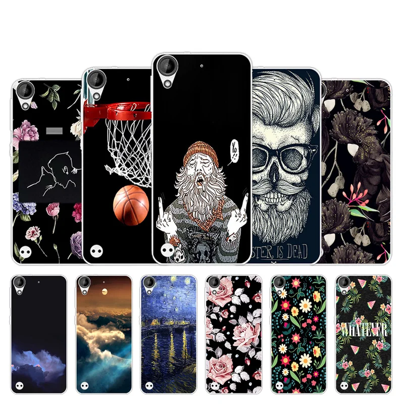 Новейший чехол для HTC Desire 530/630 телефона с дизайном эскиза задняя крышка из