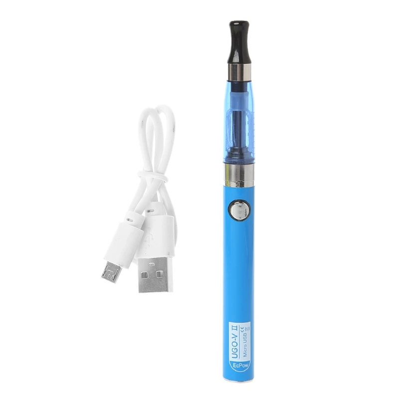 Ugo-V2 650 мАч/900 мАч батарея электронная сигарета с Ce4 испаритель распылитель Vape комплект - Цвет: Синий