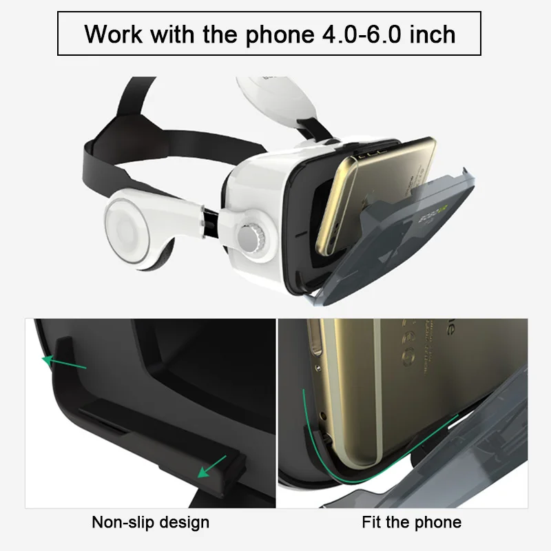 Xiaozhai BOBO VR Z4 очки с Bluetooth дистанционным управлением Google Cardboard Pro для Iphone Android