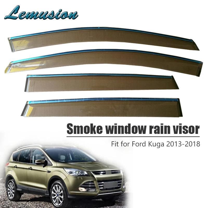 Козырёк от дождя и дыма для Ford Kuga 2013 2014 2015 2016 2017 2018 4 шт. | Автомобили мотоциклы