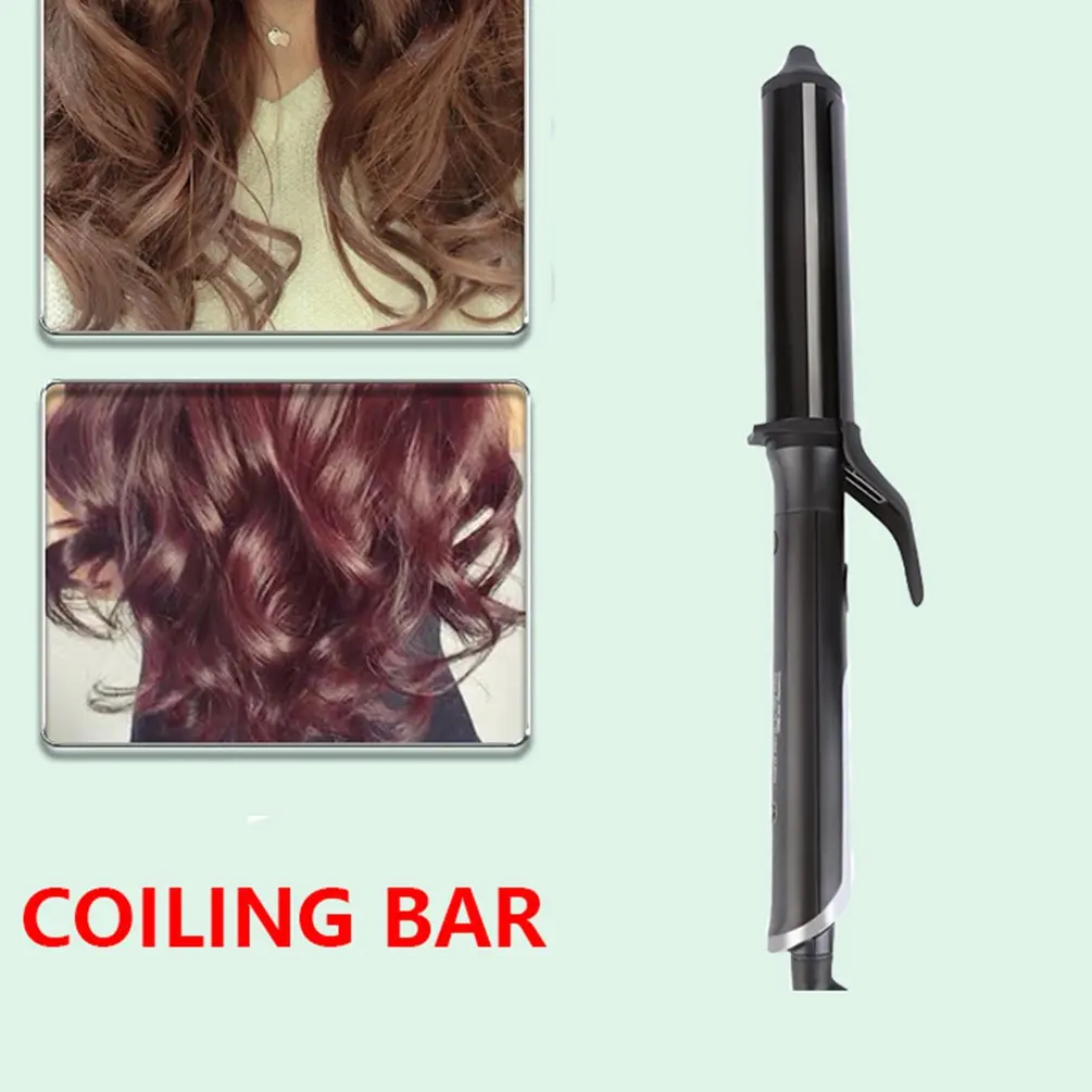 

Electric Ceramic Curling Iron Wand Hair Curler Professional Automatic Curling Iron Wave Adjustable Temperature 30mm Curler