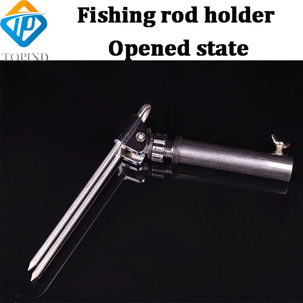 Fishing rod holder opened state