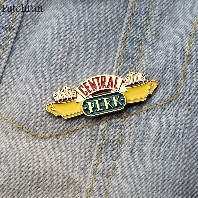 Patchfan друзья ТВ шоу цинковые булавки para рюкзак pride Одежда металлическая медаль для