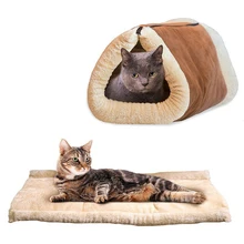 Multifunction Soft Warm Cat Bed Cat Cushion Pet Mats Foldable Cat Beds Mats For Travel Portable Mat For Outdoor
