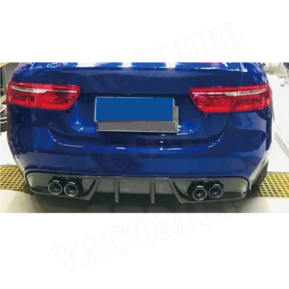 Задний диффузор из углеродного волокна для Jaguar XE 2015 2016 2017 2018 FRP задний бампер