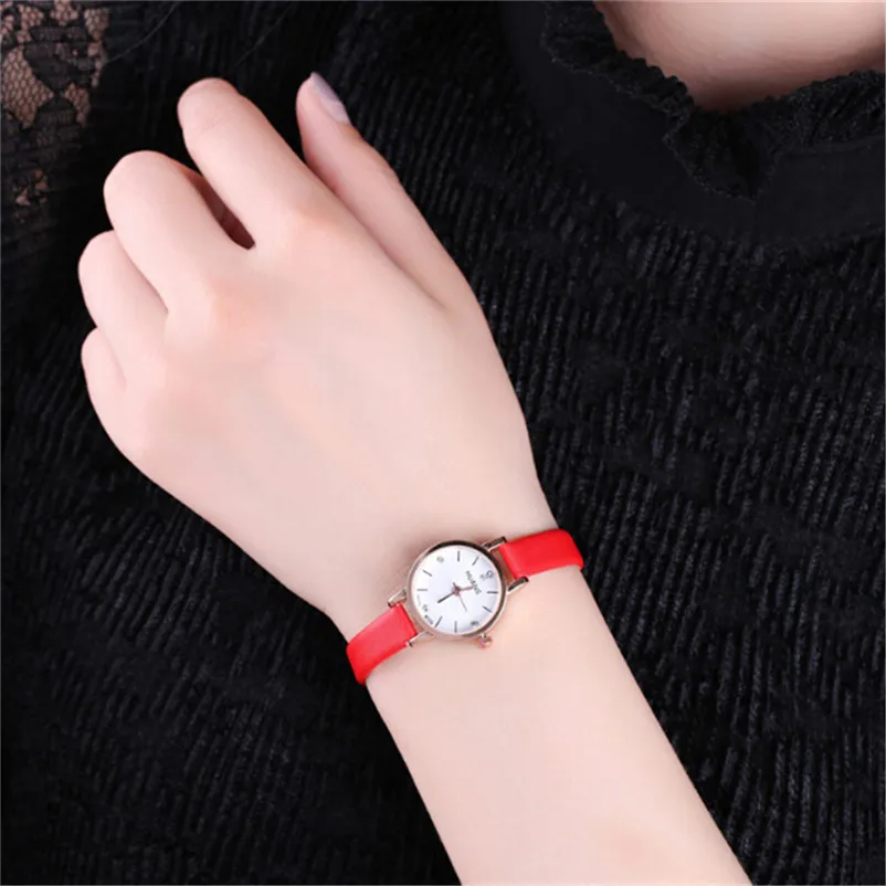 Women's watches brand luxury fashion ladies watch Minimalist Fashion leather Strap Watch Travel Souvenir Birthday Gifts 3M28#N (8)