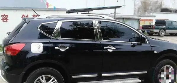 

FOR NISSAN QASHQAI J10 2008-2013 WINDOW CHROME PILLAR POST COVER TRIM MOLDING GARNISH ACCENT STYLING ACCESSORIES