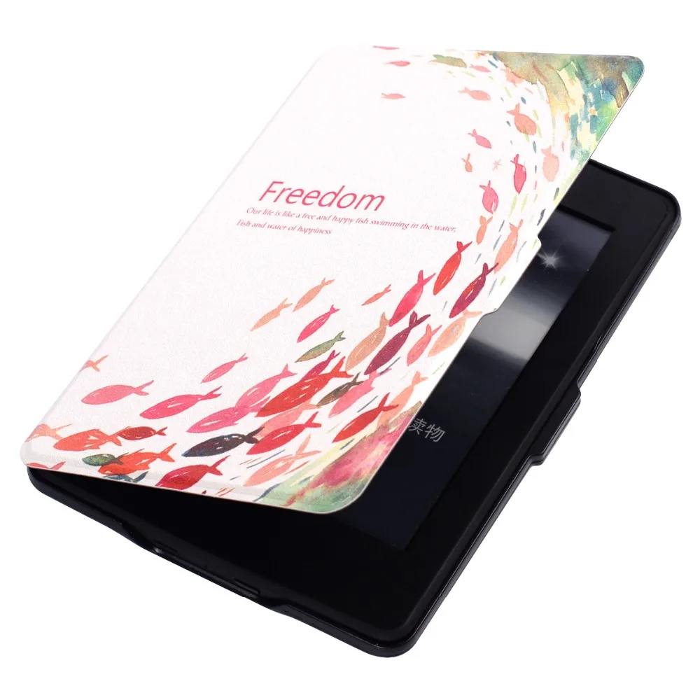 PU Leather Smart Case for 2016 New 6" Kindle 8th Generation e reader