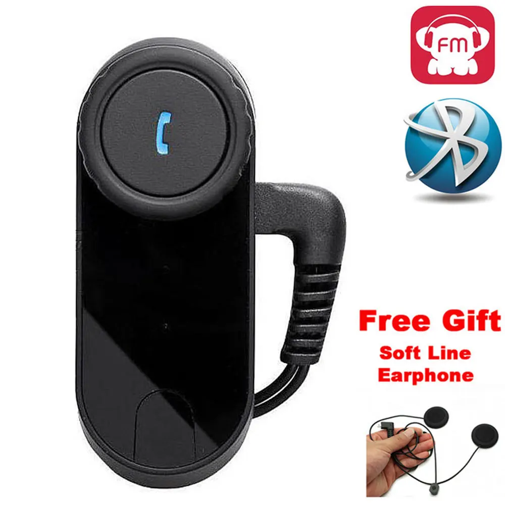 

FreedConn Motorcycle Intercom Bluetooth Helmet Headset T-COM FM 2 Riders BT Interphone domofon Moto Intercomunicador+Soft Mic