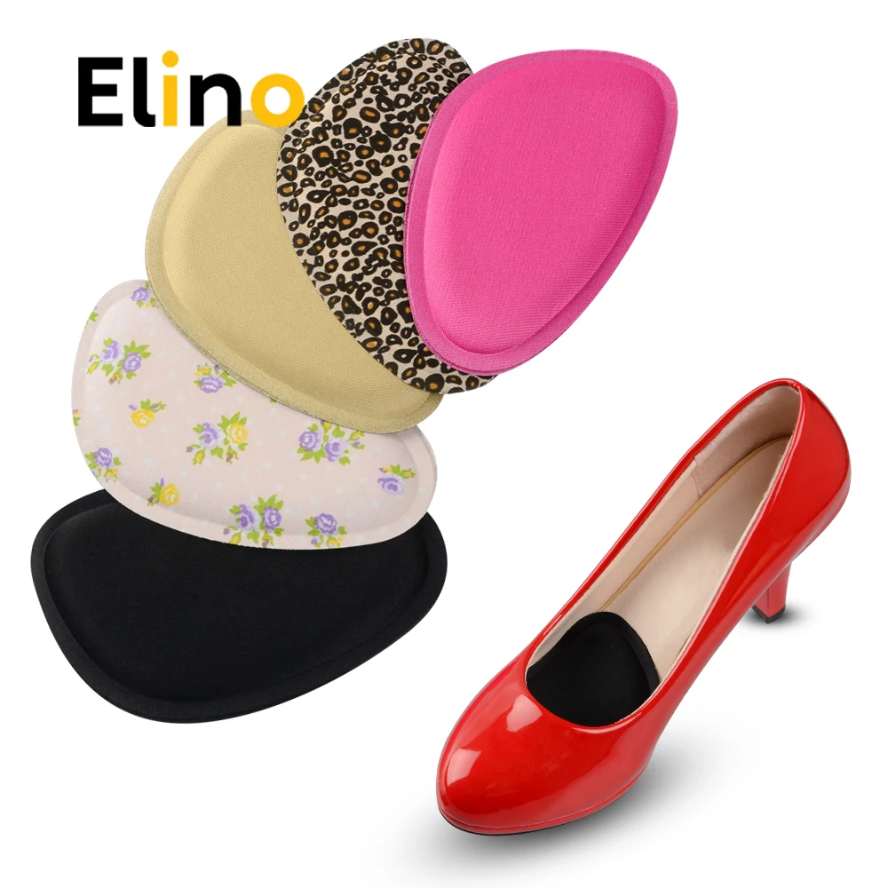 

Elino Medical Shoes Insert High Heel Anti Slip Soft Sponge Forefoot Shoes Cushion Half Yard Foot Care Pads for Woman Insoles