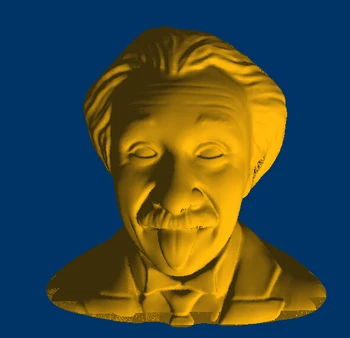 

Albert Einstein 3D STL model for CNC Router sculpture and printer 42MB