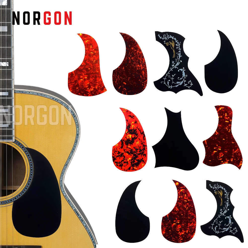 Гитара Alice Pick guard Акустическая гитара коричневая пластина черная электрическая