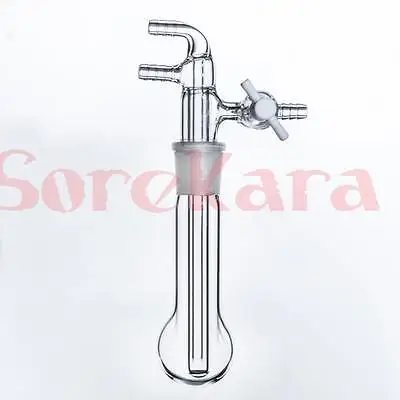 25 мл лабораторная стеклянная микро сублимационная фляга с PTFE Stopcock