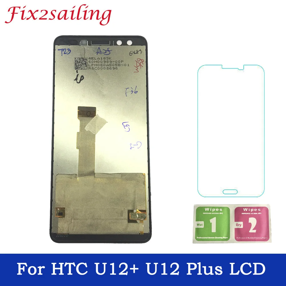 

6.0 inch ForHTC U12+ U12 Plus LCD Touch Screen Digitizer Assembly Replacement Parts For U12+ U12 Plus Display Free Shipping