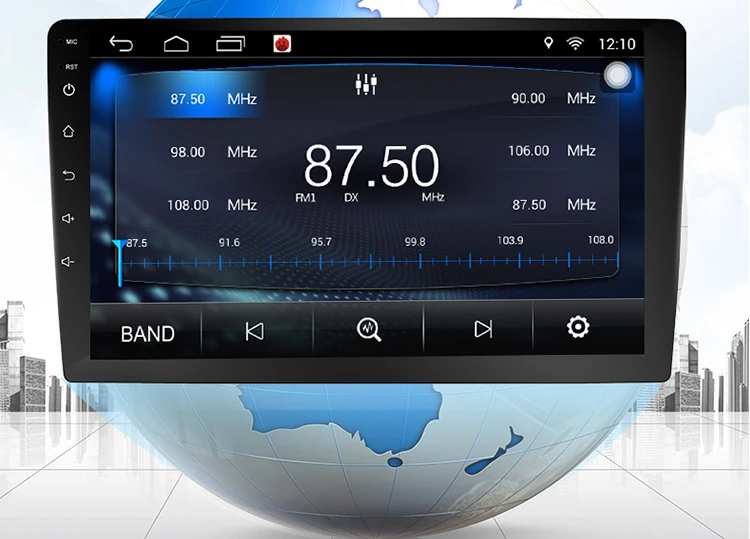 2 din автомагнитола Android плеер 1024*600 HD дисплей 1 din автомобильный проигрыватель с радио и GPS