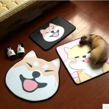 Милый Забавный коврик с принтом собаки, коврик для двери, противоскользящий водопоглощающий ковер, домашний декор