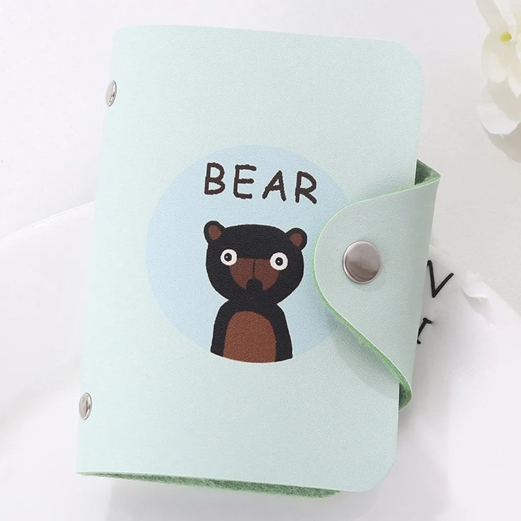 

Fashion Wallet Women Creative Fresh Cute Animals Women Bank Card Package Coin Bag Credit Card Bag Organizer Dropshipping