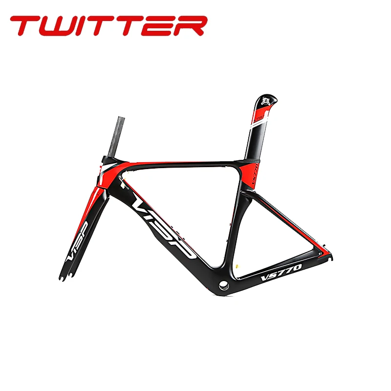 

2018 New carbon fiber highway frame full internal line road VS770 with Carbon front fork and seat tube buckle free shipping