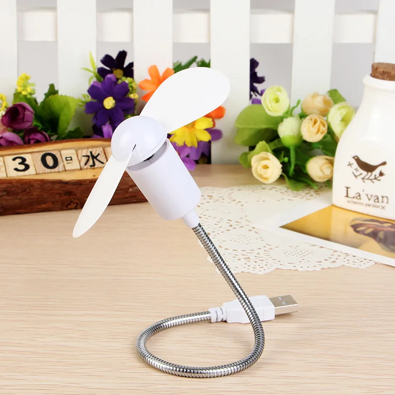 

Mini USB Fans Cooling Snake Fan Summer Portable Move Power Supply Fans Cooler For Laptop Desktop PC Computer Notebook