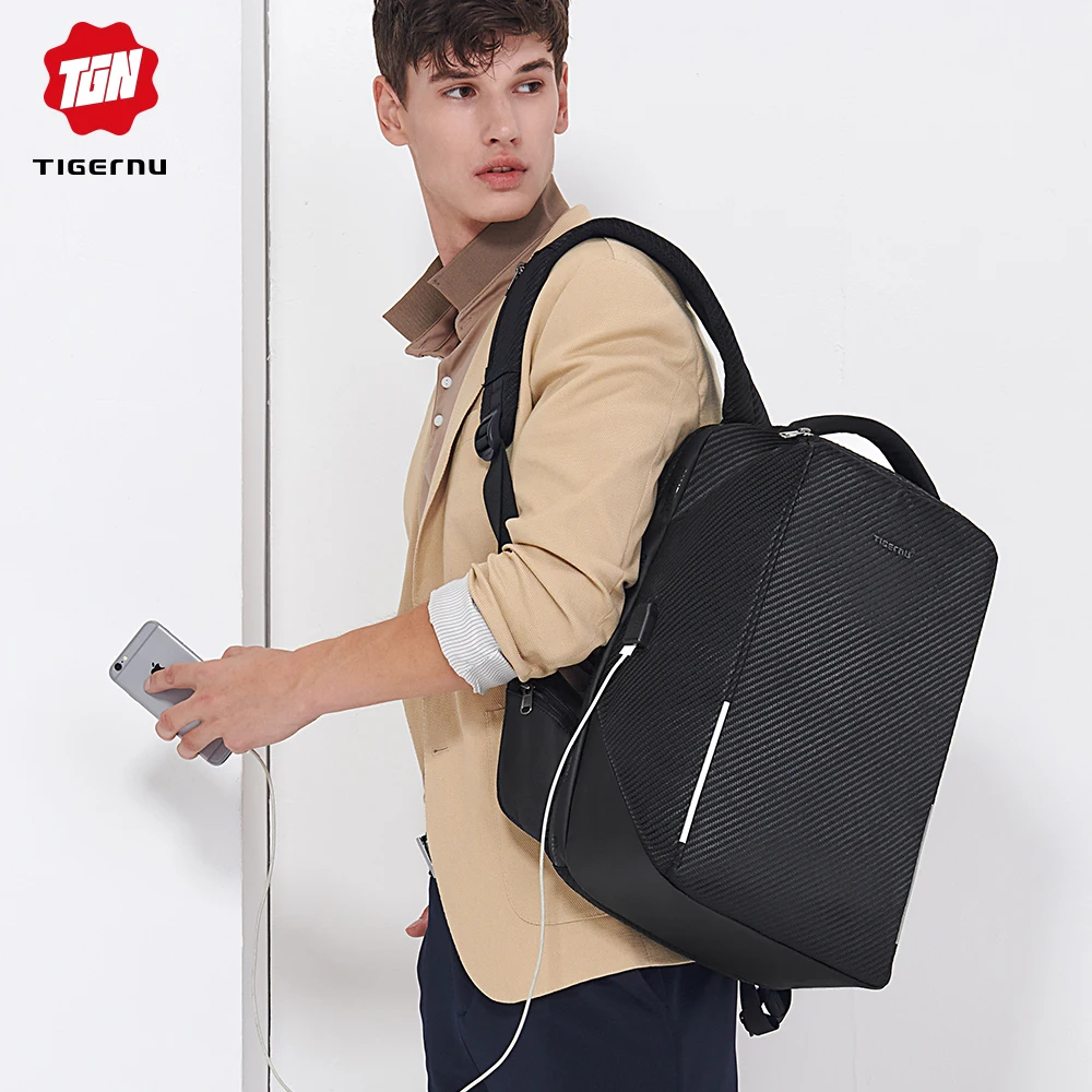 

2019 New Arrival Hign Quality 15.6 inch Anti Theft Men Laptop Backpacks TSA Lock No Key Design Business Travel Male Mochilas