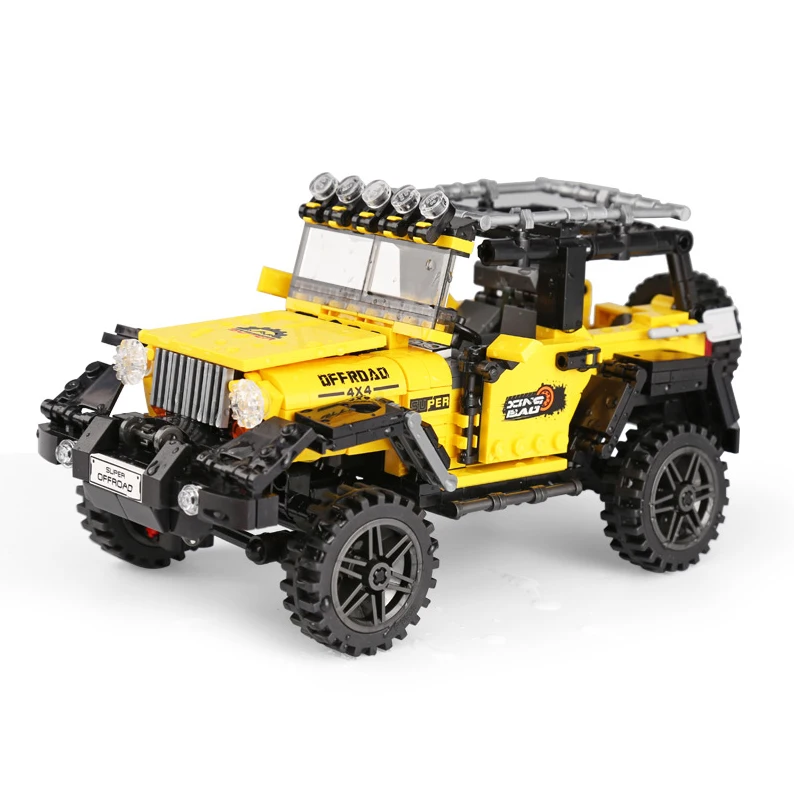 Xingbao SUV Car Building Blocks jeep model blocks Educational Bricks Christma Toys legoing Gift