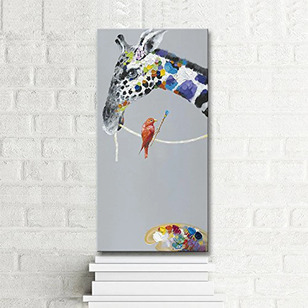Добро пожаловать в Pure Art 100% ручной работы Симпатичные Чихуахуа собака картина