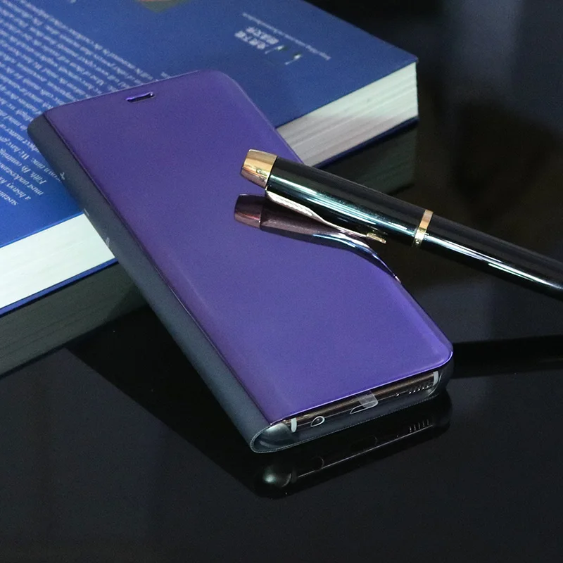 Clear View Smart Cover для samsung Galaxy Note 8 5 A520 A320 A720 J3/J5Pro/J7 Pro J330 J530 2017 J730 ЕС подставка зеркала