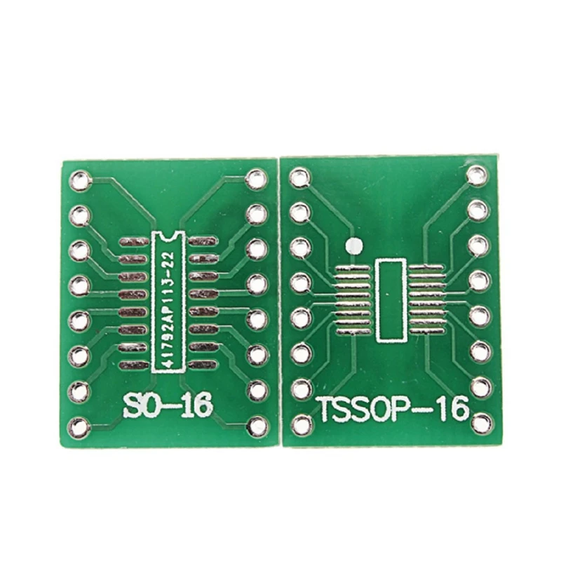 27 шт. SO/SSOP/TSSOP/DIP 16 на DIP16 адаптер PCB конвертер двойные страницы