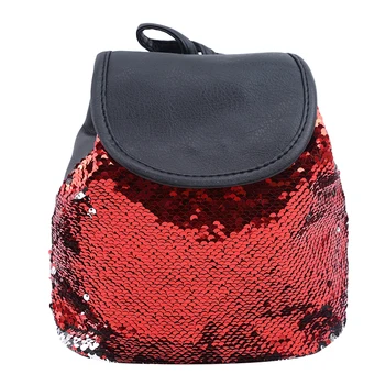 

2019 Fashion Cell Phone Pocket Soft Handle Women Sequins Bling Ruckack Mini Travel Backpack Storage backpack Grils's bag,
