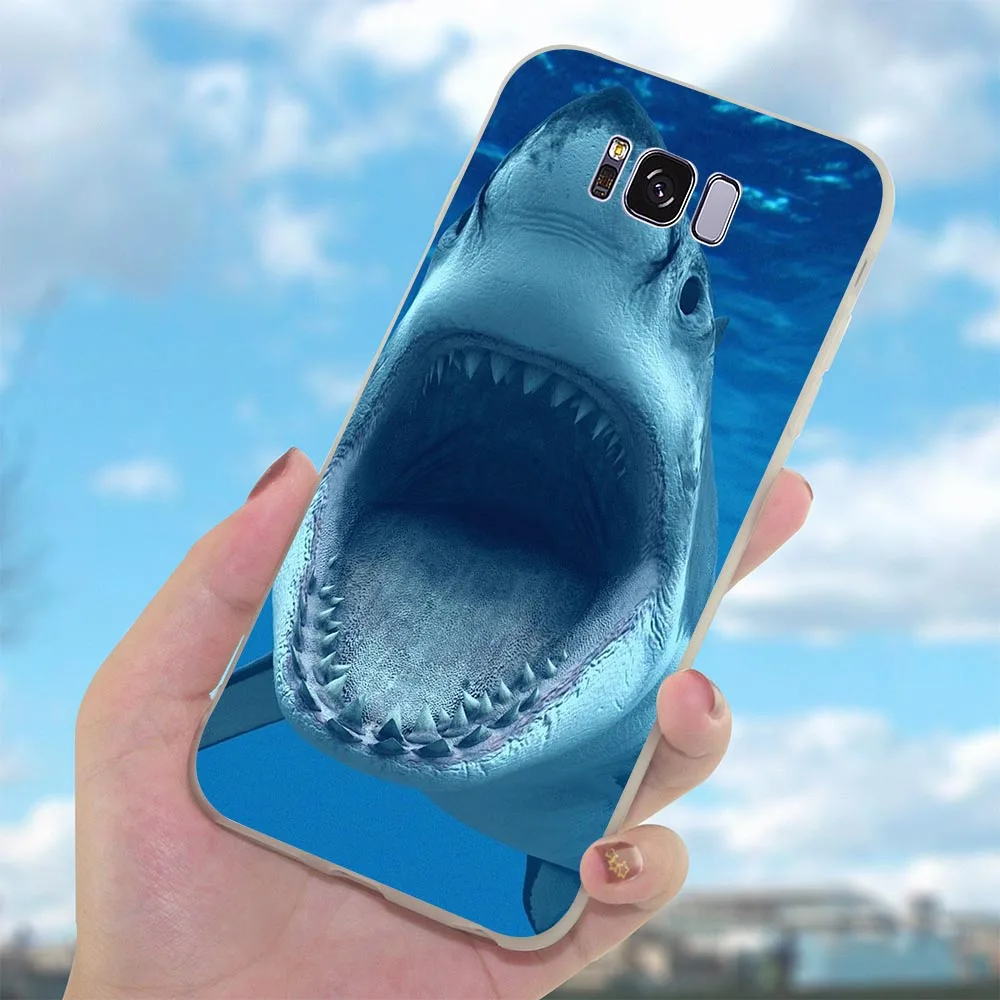 Чехол для Galaxy A9 2018 с принтом морских львов и дельфинов чехлы Samsung A6 Plus A7 A8 A10 A20 A30 A40