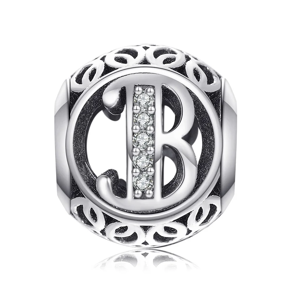 JewelryPalace винтажные A R с буквенным принтом фианит Аутентичные 925 пробы серебряные