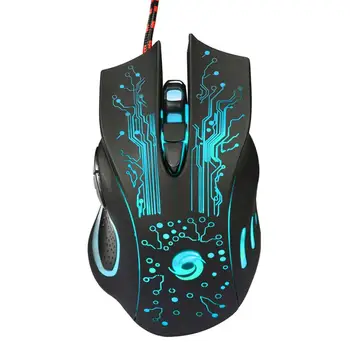

HIPERDEAL USB Wired 3200DPI 6 Buttons LED Optical Professional Pro Mouse Gamer Mice 18Jun18 Drop Ship F