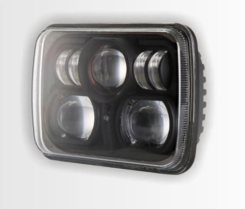 1 пара квадратный 7x6 США более мощный светодиодный светильник на голову s H4 светильник для Jeep Wrangler YJ Cherokee GMC