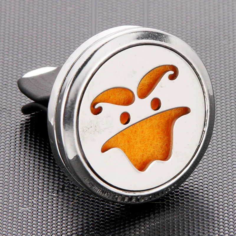 New Smiley face Stainless Steel Car Air Freshener Perfume Essential Oil Diffuser Locket Random Send 1pcs Oil Pads as Gift New Smiley face Stainless Steel Car Air Freshener Perfume Essential Oil Diffuser Locket Random Send 1pcs Oil Pads as Gift