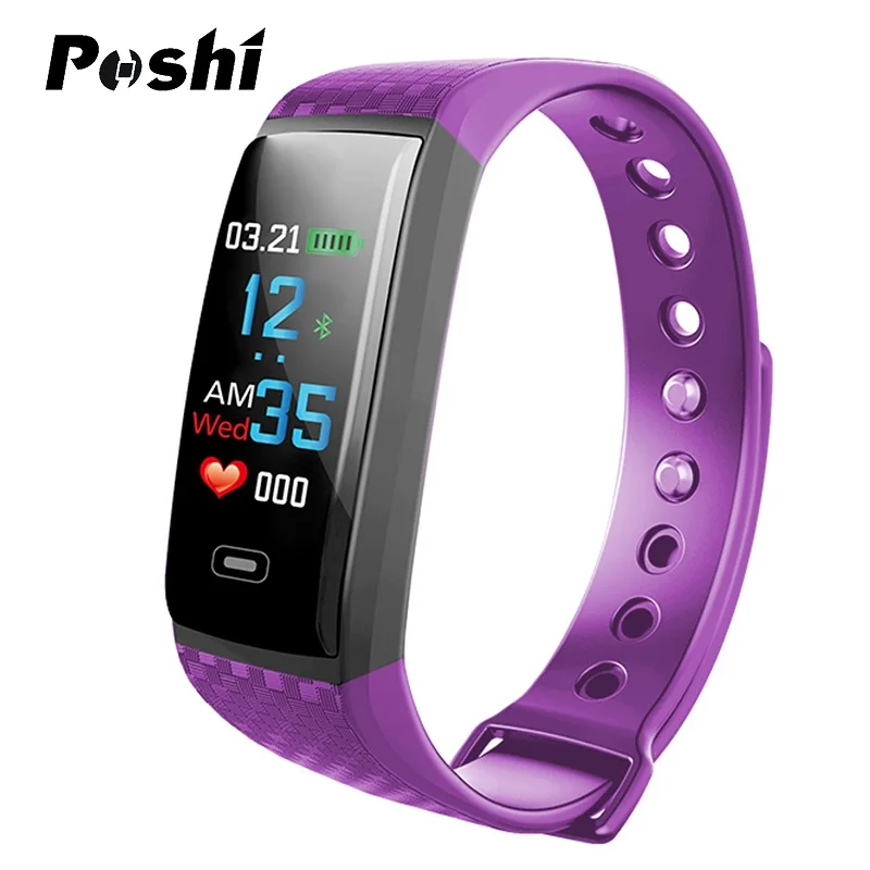 

New Smart Watch Color Screen Heart Rate Monitor Blood Oxygen Pressure IP67 Smart Activity Fitness Tracker Wristband Smartwatches