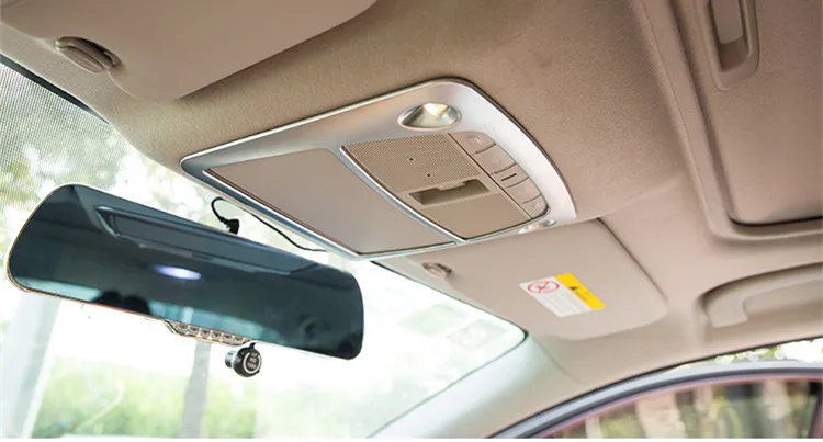 Передний светильник для чтения, рамка, интерьер, передний ряд, крыша, светильник для чтения, украшение, блестки, крышка для Nissan Sentra 2013