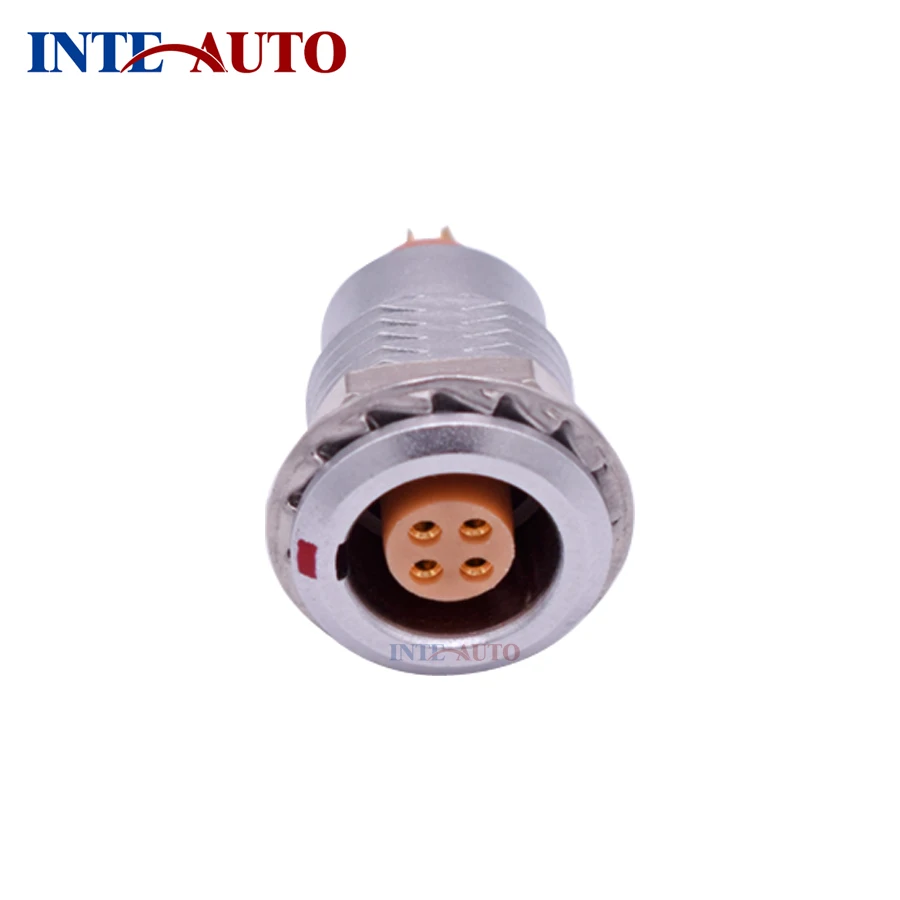 

Self-locking push pull metal circular female connector, SIZE 0B, 4 Position,comptable B series EGG.0B.304