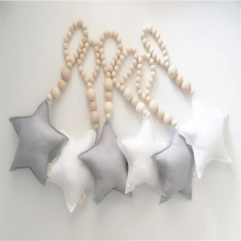 DIY деревянный ткацкий станок Star Love бусины с изображением игрушки для детей висячие украшения детской комнаты кроватки мягкие костюмы