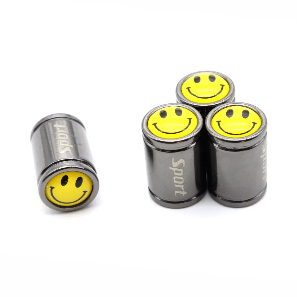

4 Pcs/Set Car Valve Caps Car Dust Caps Tire Wheel Stem Air Valve Caps Valve Stem Cover for Cars Moto Bike