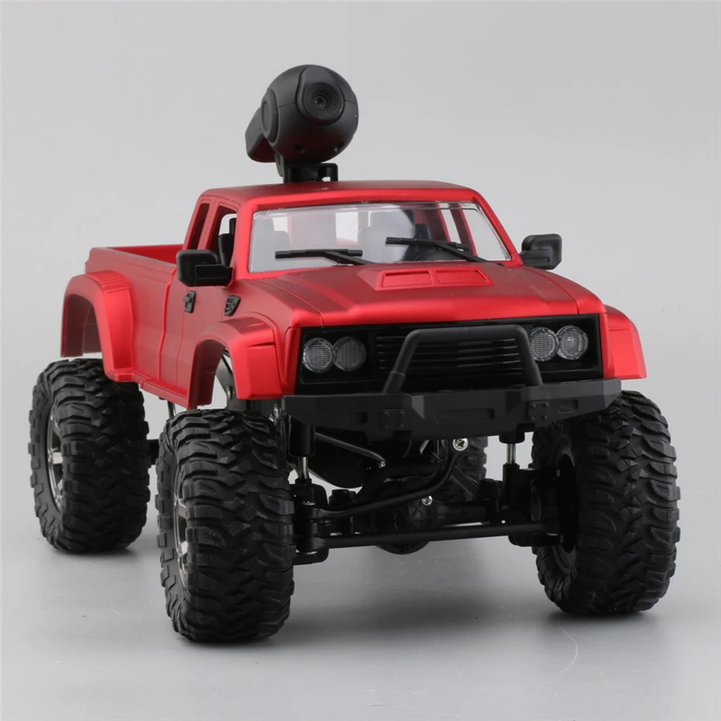 

Free Shipping Fayee FY002A 1/16 2.4G 4WD Rc Car 720P HD WIFI FPV Off-road Military Truck W/LED Light RTR Toy Boys Christmas Gift