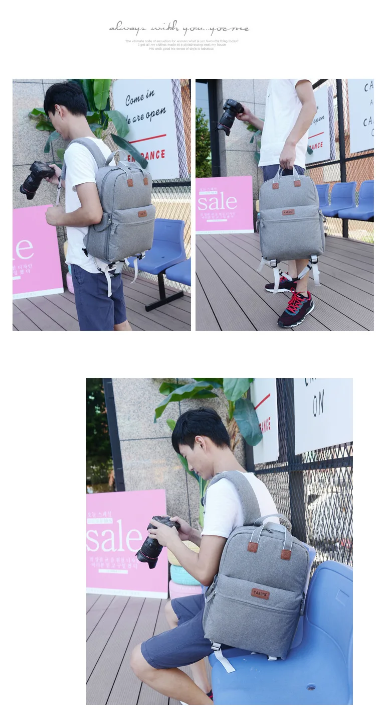 Roadfisher водонепроницаемый DSLR цифровой SLR камера рюкзак путешествия рюкзак сумка 15 ''ноутбук Вставить чехол для Canon Nikon sony