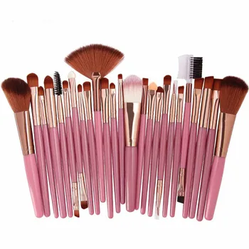 

2019 Make up Brushes with Bag Make up Brushes Eyeshadow Brush 25pc Cosmetic Makeup Brush Blusher Eye Shadow Brushes Set Kit Z3