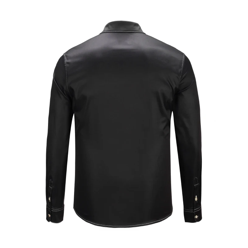 2019 Newest Style Men Shirts 3d Fashion Pattern Print Long Sleeve Casual Shirts Twill Covered Button Chemise Homme High Quality