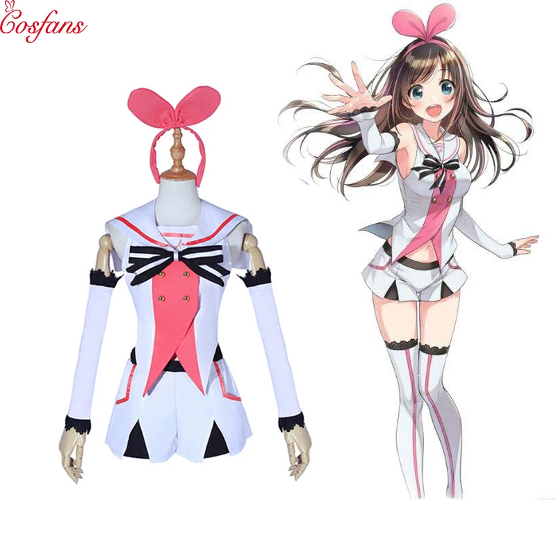 Новинка 2019 виртуальный Косплей Kizuna AI костюм для косплея Youtuber AIChannel косплей супер