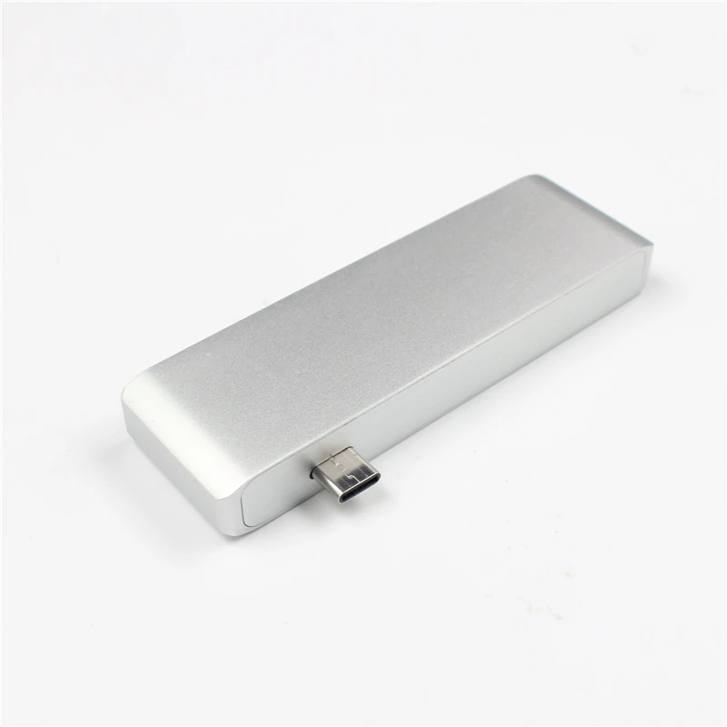 DOITOP USB C концентратор 5 в 1 тип-c концентратор сплиттер+ 2 USB 3,0+ SD+ TF кардридер конвертер тип-c зарядный порт Синхронизация данных для MacBooK#3