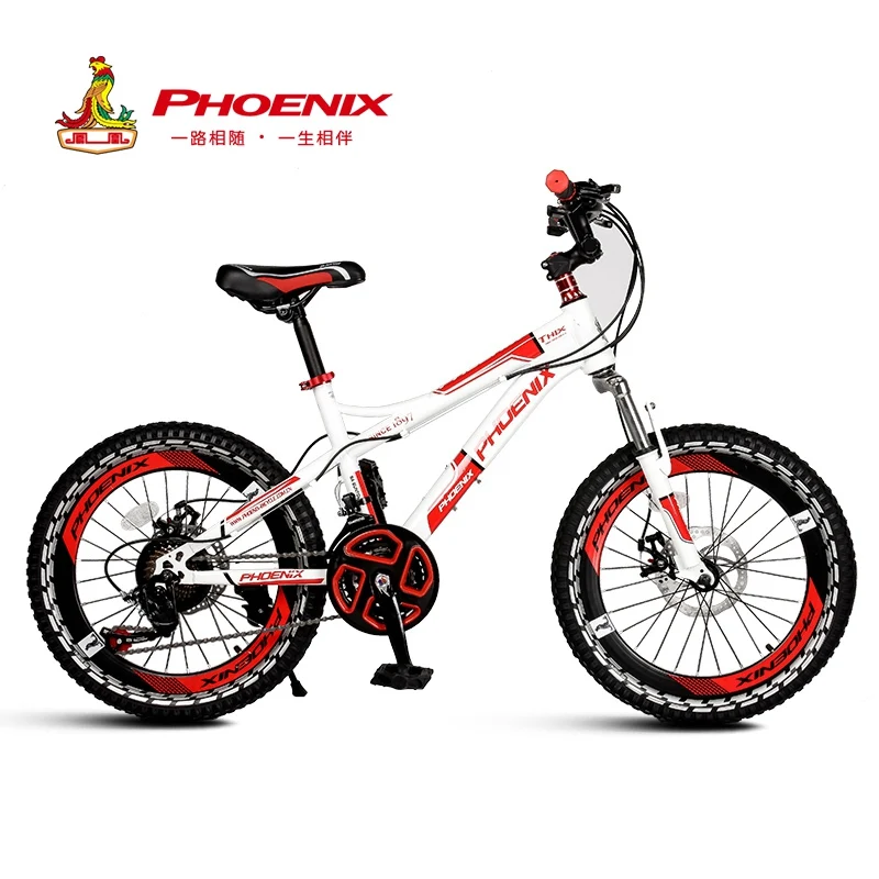 Phoenix High Quality Children Bicycle Durable Lightweight Aluminum Kids Bike 18 20 22 INCH Single Speed 21 Speed Racing Tires