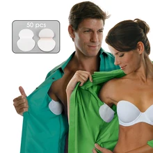 50 шт. подмышек колодки пот колодки летние дезодоранты для женщины одевают одежду подмышки поглощающие пот хлопчатобумажные нашивки наклейки